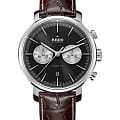 Rado Rado D-Star R14070176 Automatic R14070176 механические мужские часы черный циферблат, браслет кожаный — вид спереди