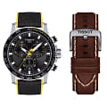 Tissot Tissot SuperSport Chrono Tour De France 2020 T125.617.17.051.00 кварцевые мужские часы часы, крупный план серый циферблат