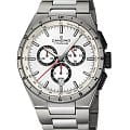 Candino Candino Titanium Chrono C4603/A  C4603/A кварцевые мужские часы белый циферблат, браслет титановый — вид спереди