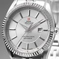 Swiss Military by Chrono Swiss Military by Chrono SM34066.02 сверхточные,  швейцария женские часы на браслете нержавеющая сталь боковой вид