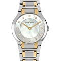 Jacques Lemans Jacques Lemans Florence 1-2167D  1-2167D кварцевые женские часы перламутровый циферблат, браслет нержавеющая сталь с pvd-покрытием — вид спереди
