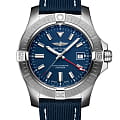 Breitling Breitling Avenger Automatic GMT 45 A32395101C1X2  A32395101C1X2 механические мужские часы синий циферблат, браслет кожаный — вид спереди