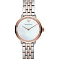 Emporio Armani Emporio Armani AR11157  AR11157 кварцевые женские часы перламутровый циферблат, браслет  — вид спереди