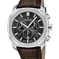 Candino Candino Chronos Carree C4747/4  C4747/4 кварцевые мужские часы черный циферблат, браслет кожаный — вид спереди