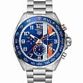TAG Heuer TAG Heuer Formula 1 x Gulf Special Edition CAZ101AT.BA0842  CAZ101AT.BA0842 кварцевые мужские часы синий циферблат, браслет нержавеющая сталь — вид спереди