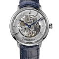 Aerowatch Aerowatch Heritage 67975 AA01 SQ  67975 AA01 SQ механические мужские часы серебристый циферблат, браслет кожаный — вид спереди