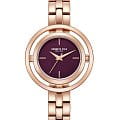 Kenneth Cole Kenneth Cole Classic KCWLG2237102  KCWLG2237102 кварцевые женские часы фиолетовый циферблат, браслет сталь с ip покрытием — вид спереди