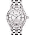 Tissot Tissot Small Lady T072.010.11.038.00 Small T0720101103800 кварцевые женские часы белый циферблат, браслет  — вид спереди