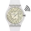 Swatch Swatch New Gent Biosourced Swatch Pay! SO29Z146-5300  SO29Z146-5300 кварцевые мужские часы бежевый циферблат, браслет силикон — вид спереди