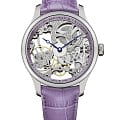 Aerowatch Aerowatch 1942 57981 AA15  57981 AA15 механические женские часы серебристый циферблат, браслет кожаный — вид спереди