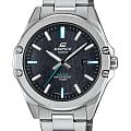 Casio Casio Edifice EFR-S107D-1AVUEF EFR EFR-S107D-1AVUEF кварцевые мужские часы серый циферблат, браслет нержавеющая сталь — вид спереди