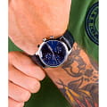 Slazenger Slazenger Multifunction SL.09.2124.2.03 кварцевые мужские часы часы, крупный план синий циферблат