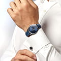 Longines Longines Master Collection L2.919.4.92.0 механические мужские часы часы крупный план синий циферблата